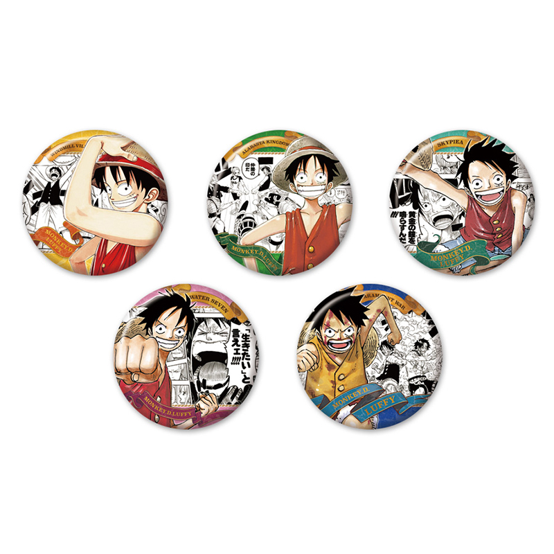 『ＯＮＥ　ＰＩＥＣＥ』コレクション缶バッジ“ＨＥＲＯＥＳ”　【モンキー・Ｄ・ルフィ】（全１０種）　ＡＨ２－ＯＰＢＤ