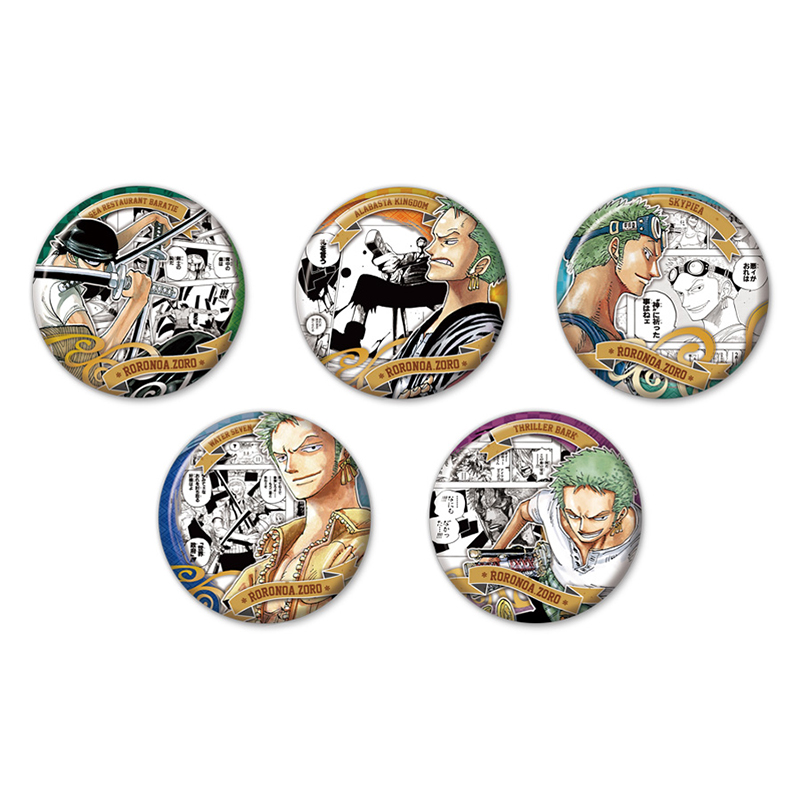 『ＯＮＥ　ＰＩＥＣＥ』コレクション缶バッジ“ＨＥＲＯＥＳ”　【ロロノア・ゾロ】（全１０種）ＡＨ４－ＯＰＢＤ