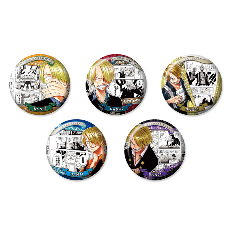 『ＯＮＥ　ＰＩＥＣＥ』コレクション缶バッジ“ＨＥＲＯＥＳ”　【サンジ】（全１０種）　ＡＩ１－ＯＰＢＤ