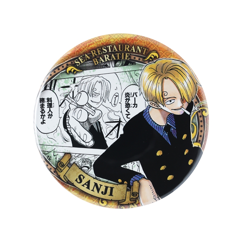 『ＯＮＥ　ＰＩＥＣＥ』コレクション缶バッジ“ＨＥＲＯＥＳ”　【サンジ】　第２弾　（全１０種／ランダム１種入り）　ＢＤ１