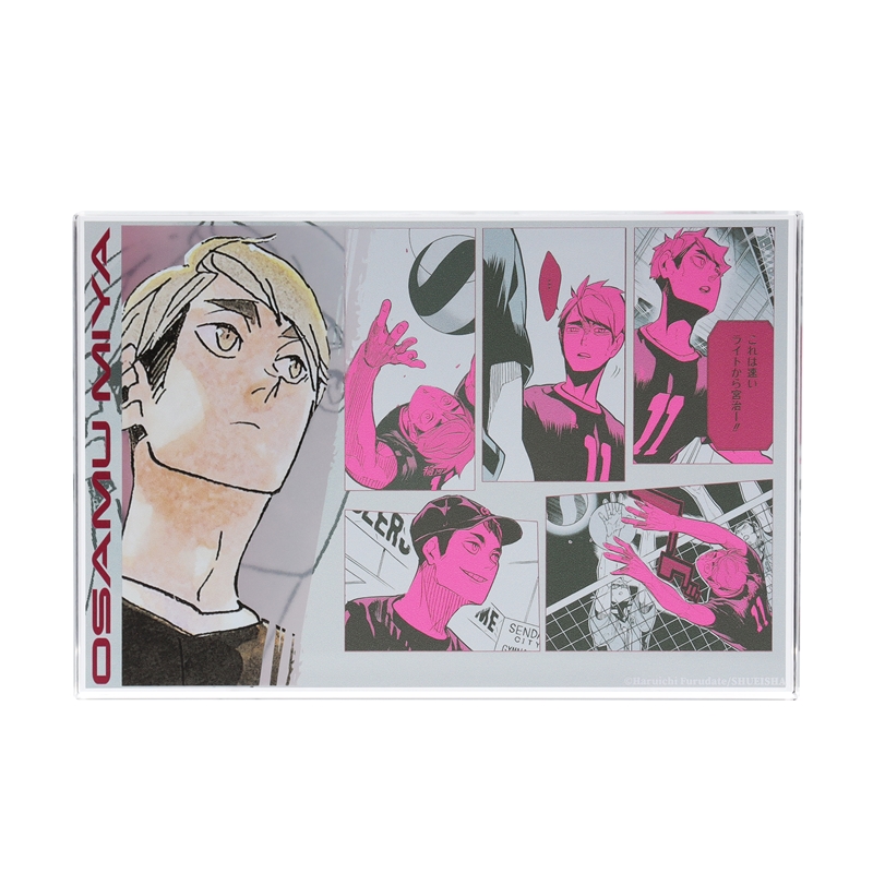 『ハイキュー！！』アクリルブロック　“ＨＥＲＯＥＳ”　宮治　ＢＤ４