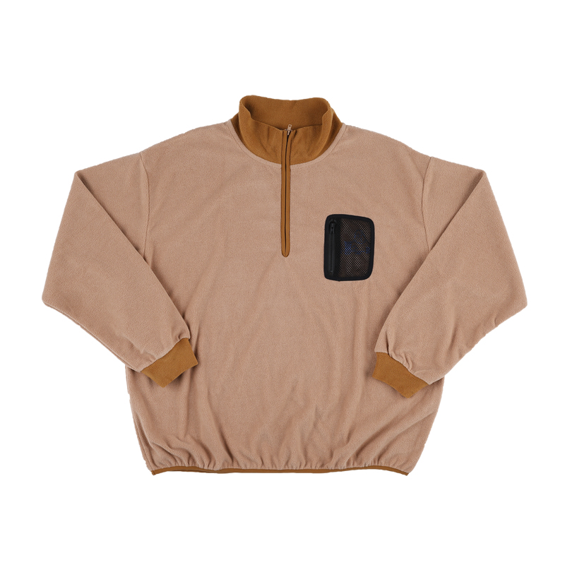 『ＳＡＫＡＭＯＴＯ　ＤＡＹＳ』フリースハーフジッププルオーバー　フリーサイズ　ＢＤ４－ＪＳ