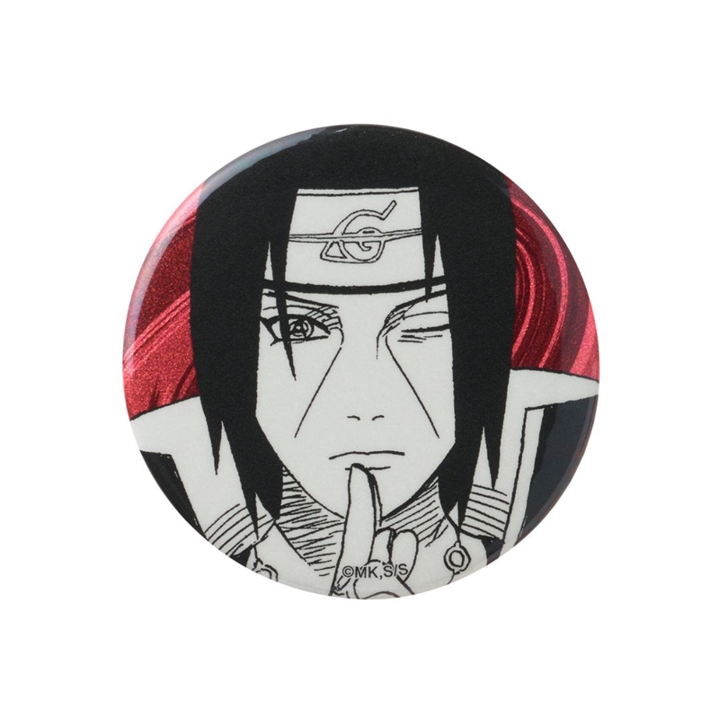 『ＮＡＲＵＴＯ－ナルト－』缶バッジ４個セット　ＥＭＯＴＩＯＮＳ　うちはイタチ　ＢＤ４