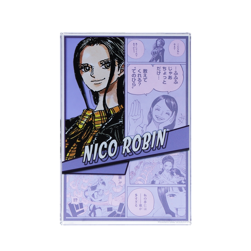 『ＯＮＥ　ＰＩＥＣＥ』アクリルブロック　“ＨＥＲＯＥＳ”　ニコ・ロビン　ＢＥ１