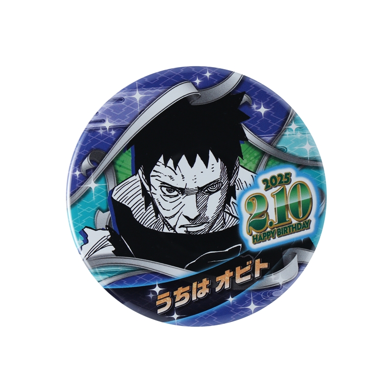『ＮＡＲＵＴＯ－ナルト－』バースデイ缶バッジ　うちはオビト　ＢＥ１