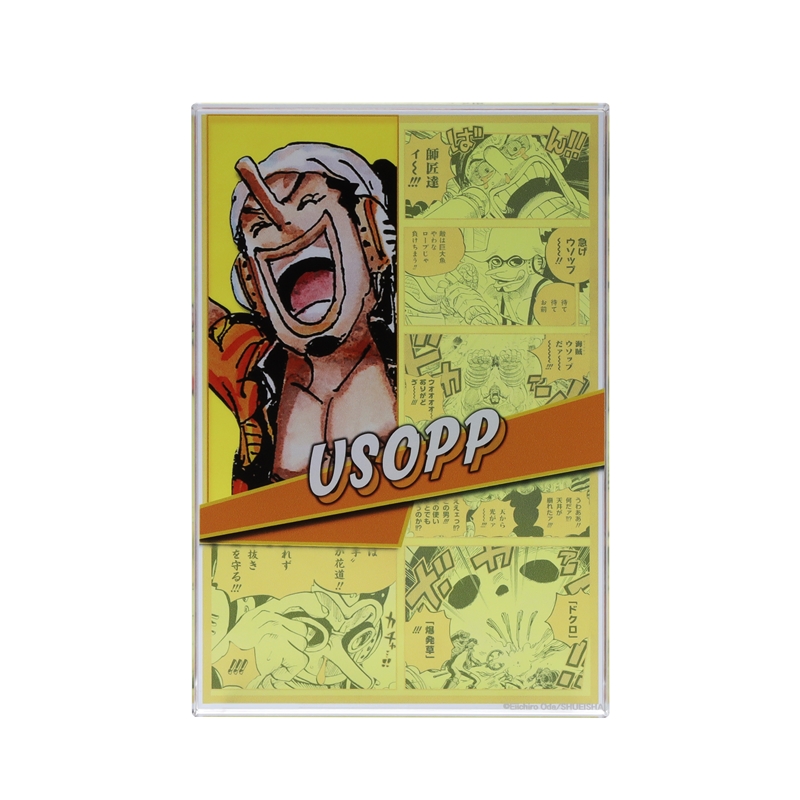 『ＯＮＥ　ＰＩＥＣＥ』アクリルブロック　“ＨＥＲＯＥＳ”　ウソップ　ＢＥ２