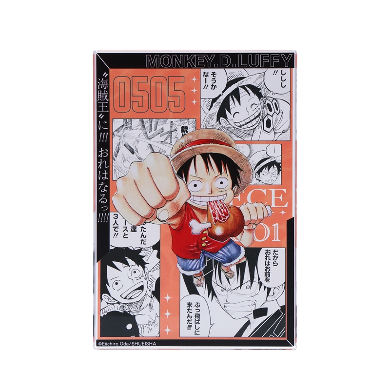 『ＯＮＥ　ＰＩＥＣＥ』アクリルブロック　“ＨＥＲＯＥＳ”　モンキー・Ｄ・ルフィ　ＢＥ２