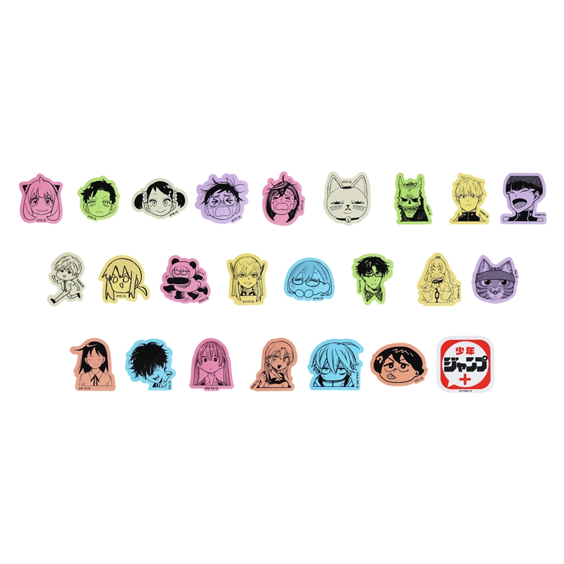 「少年ジャンプ＋」フレークステッカー　ジャンプ＋パーティセット　＜少年ジャンプ＋展＞　ＢＥ２