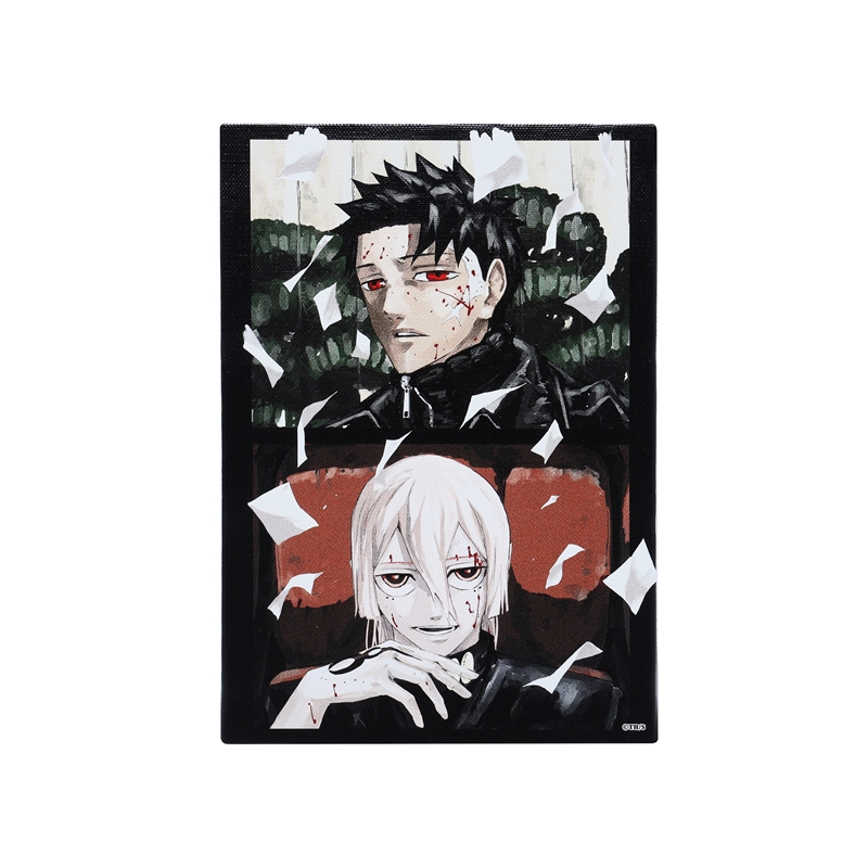 『カグラバチ』フルカラーアートボード　暗がり　＜六平千鉱と昼彦＞　ＢＥ３