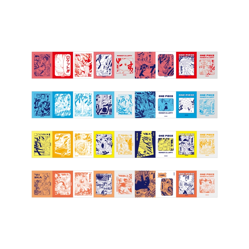 『ＯＮＥ　ＰＩＥＣＥ』ベローズステッカーセット　第１弾　ＢＥ４－ＪＳ