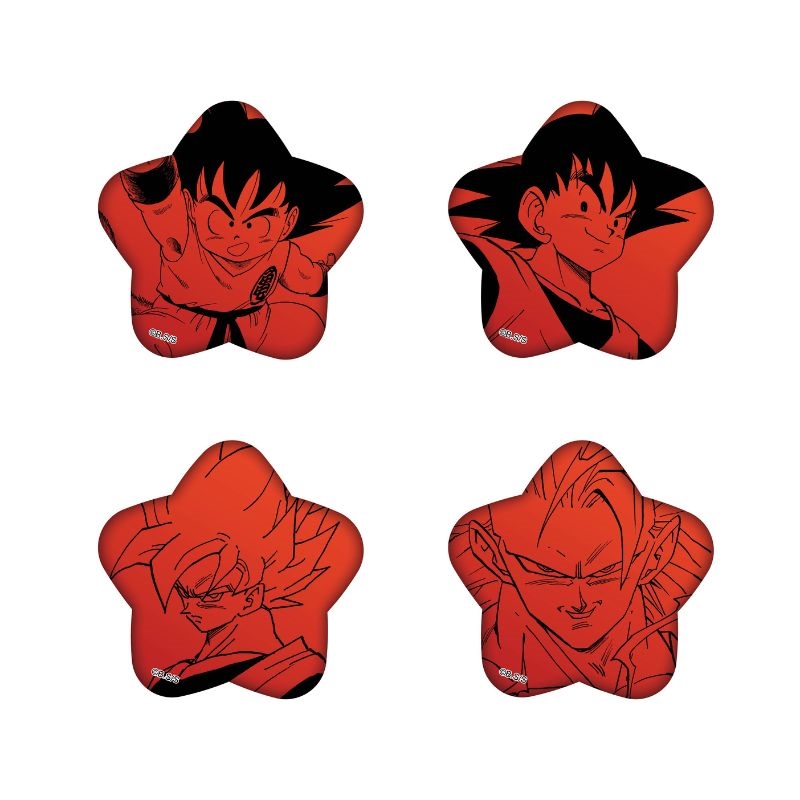 『ＤＲＡＧＯＮ　ＢＡＬＬ』缶バッジ４個セット　孫悟空　ＢＥ４