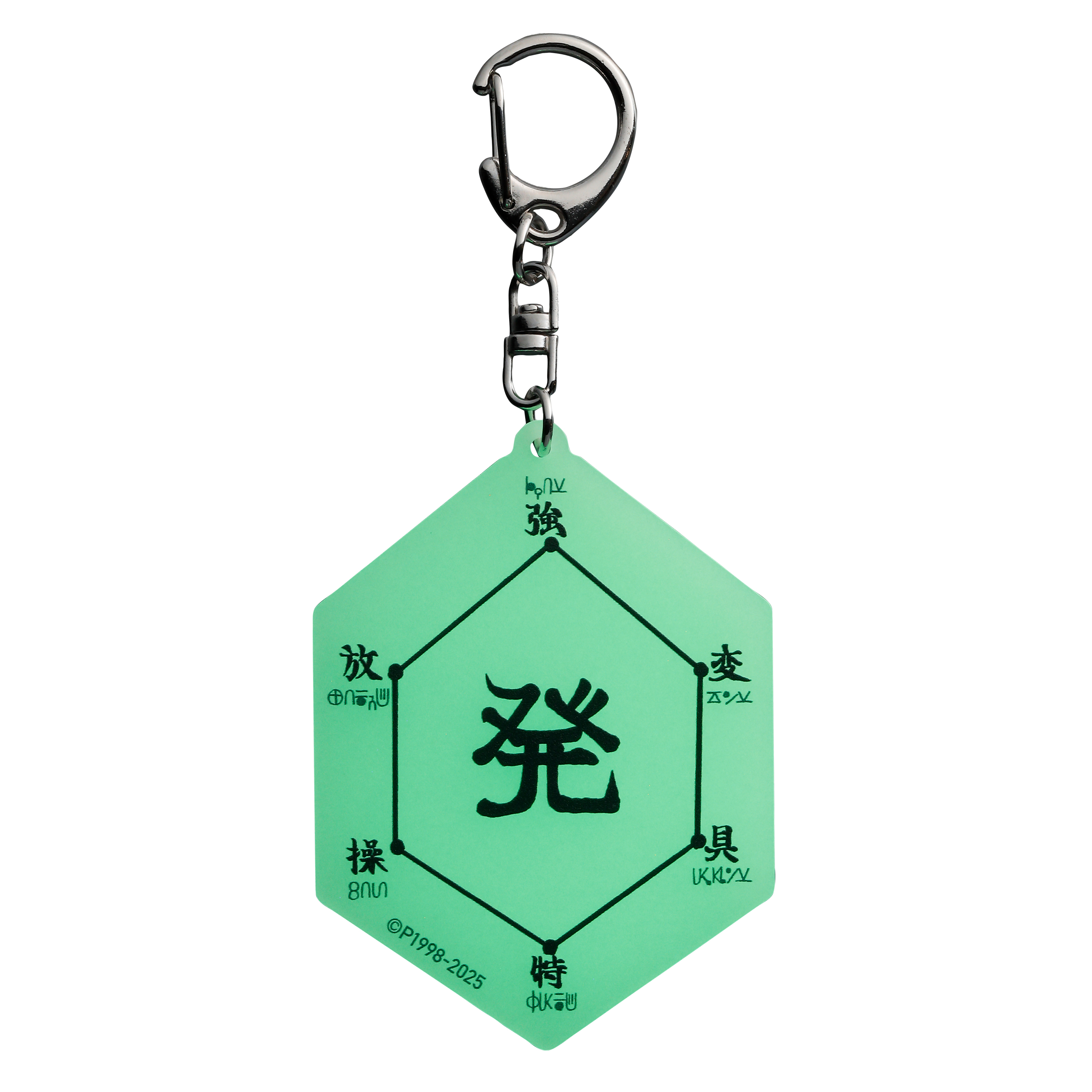 『ＨＵＮＴＥＲ×ＨＵＮＴＥＲ』蓄光アクリルキーホルダー　六性図　ＢＥ４－ＪＳ