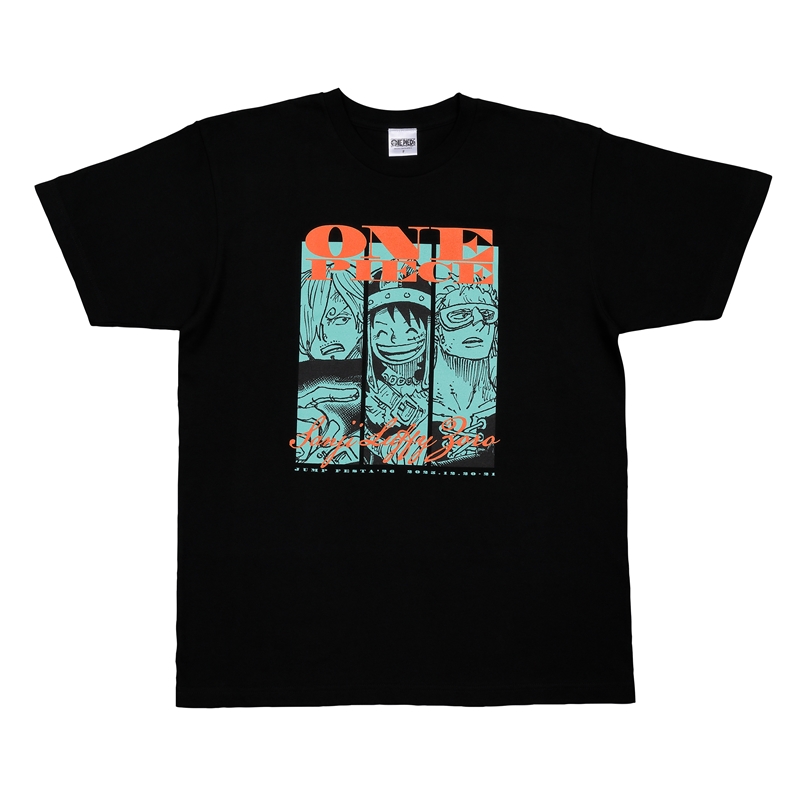 ＪＦ限定　『ＯＮＥ　ＰＩＥＣＥ』缶バッジ付きＴシャツ　フリーサイズ　ＢＥ４－ＪＦ