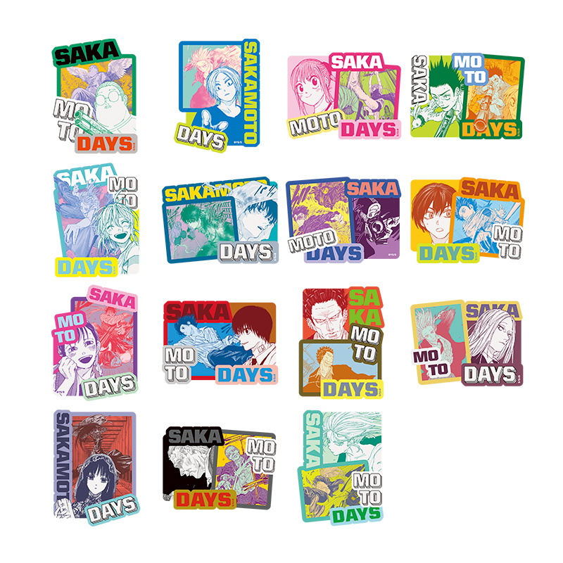 『ＳＡＫＡＭＯＴＯ　ＤＡＹＳ』ダイカットステッカーコレクション　第１弾　（全３０種／ランダム２種入り）　ＢＥ４－ＪＳ