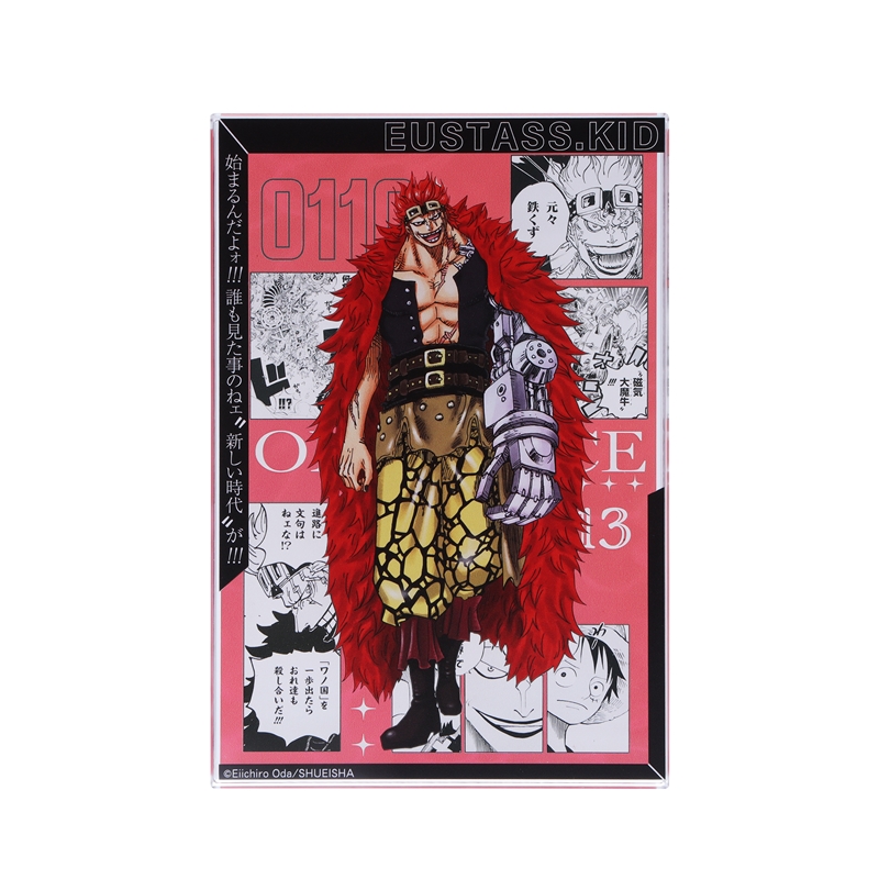 『ＯＮＥ　ＰＩＥＣＥ』アクリルブロック　“ＨＥＲＯＥＳ”　ユースタス・キッド　ＢＦ１