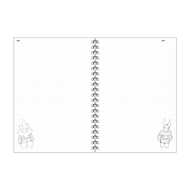 『僕のヒーローアカデミア』アメコミ風リングノート　プロヒーロー　ＢＦ１