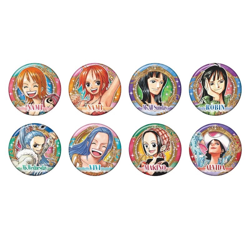 『ＯＮＥ　ＰＩＥＣＥ』コレクション缶バッジ　“ＨＥＲＯＩＮＥＳ”　第１弾　全種セット　（全１６種入り）　ＢＦ３