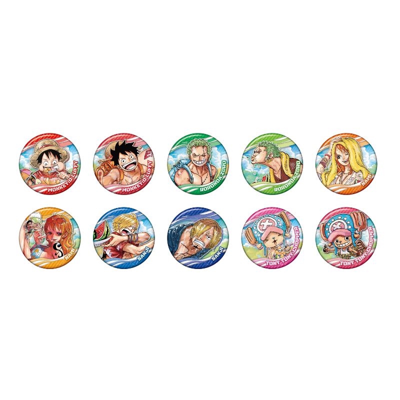 『ＯＮＥ　ＰＩＥＣＥ』コレクション缶バッジ　“ＳＵＭＭＥＲ”　第１弾　（全２０種／ランダム１種入り）　ＢＦ３
