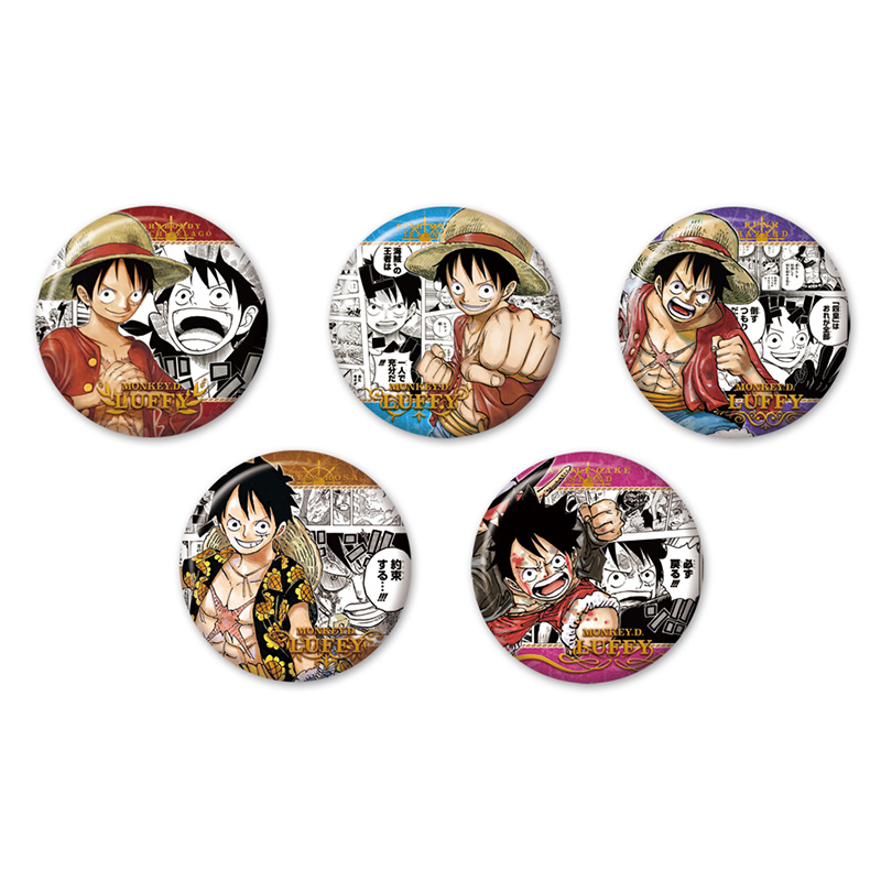 『ＯＮＥ　ＰＩＥＣＥ』コレクション缶バッジ“ＨＥＲＯＥＳ”　【モンキー・Ｄ・ルフィ】（全１０種）　ＡＨ２－ＯＰＢＤ