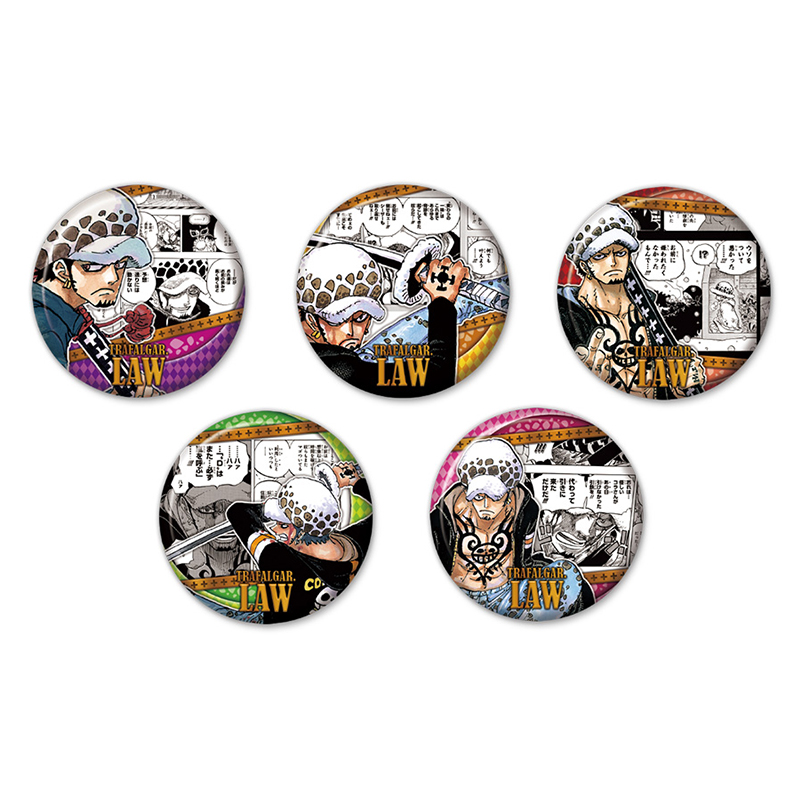 『ＯＮＥ　ＰＩＥＣＥ』コレクション缶バッジ“ＨＥＲＯＥＳ”　【トラファルガー・ロー】（全１０種）ＡＨ４－ＯＰＢＤ