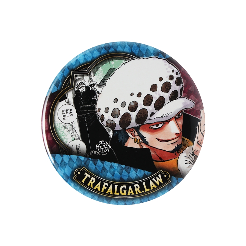 『ＯＮＥ　ＰＩＥＣＥ』コレクション缶バッジ“ＨＥＲＯＥＳ”　【トラファルガー・ロー】　第２弾　（全１０種／ランダム１種入り）　ＢＣ４