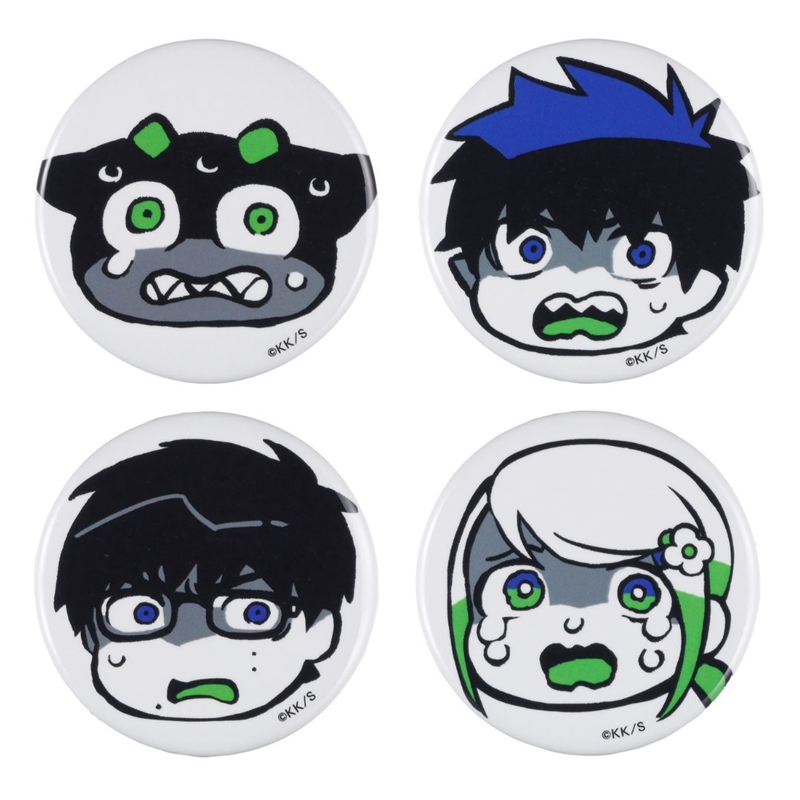 『青の祓魔師』蓄光缶バッジコレクション　全種セット（全８種入り）　＜青の祓魔師　納涼怪談会　奥村燐　真夏の夜の単独任務「百物語を阻止せよ！」＞　ＢＤ３