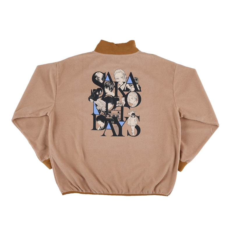 『ＳＡＫＡＭＯＴＯ　ＤＡＹＳ』フリースハーフジッププルオーバー　フリーサイズ　ＢＤ４－ＪＳ
