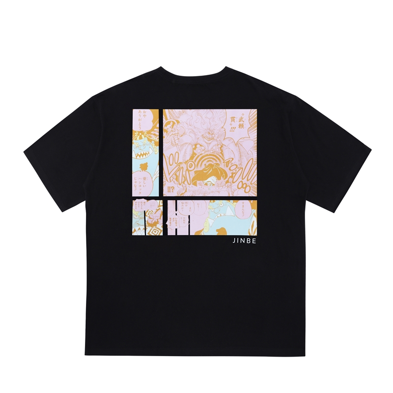 『ＯＮＥ　ＰＩＥＣＥ』ポケット付きビッグシルエットＴシャツ　“ＨＥＲＯＥＳ”　ジンベエ　ＢＥ２