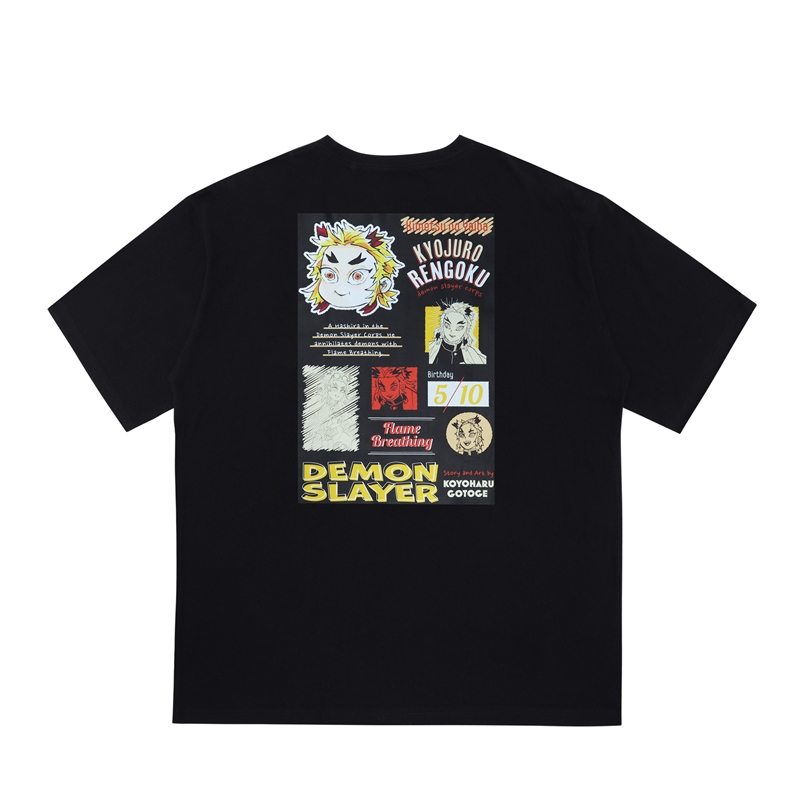 『鬼滅の刃』ポケット付きビッグシルエットＴシャツ　“ＨＥＲＯＥＳ”　煉獄杏寿郎　ＢＥ２