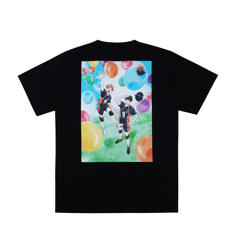 『ハイキュー！！』Ｔシャツ　キービジュアル　ブラック　１１０サイズ　＜ハイキュー！！　ＦＡＮ　ＰＡＲＫ＞　ＢＥ２ 110サイズ