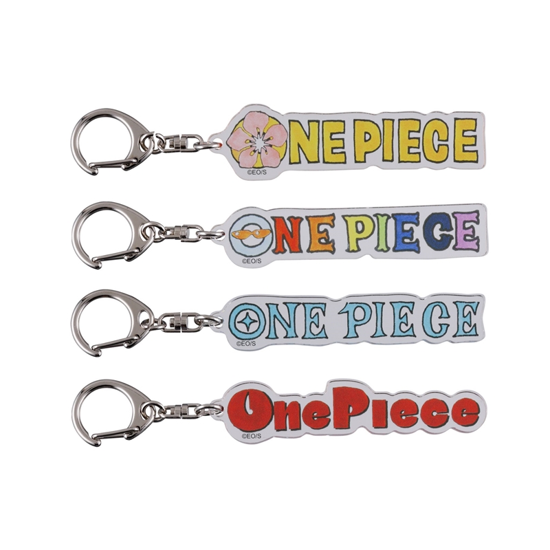 『ＯＮＥ　ＰＩＥＣＥ』ロゴがいっぱいアクリルクリアキーホルダーコレクション　第１弾　（全８種／ランダム１種入り）　ＢＥ３