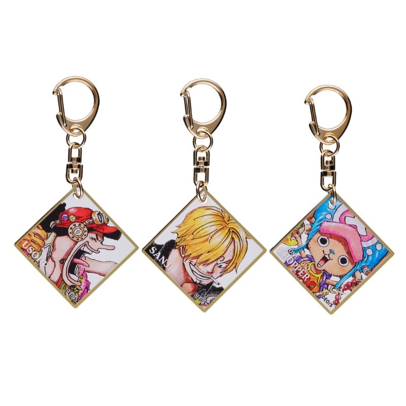 『ＯＮＥ　ＰＩＥＣＥ』色紙風アクリルキーホルダー　全種セット　（全１０種入り）　ＢＥ３－ＯＰＤ