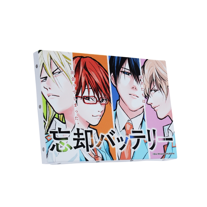 『忘却バッテリー』フルカラーアートボード　第１話カラーページ　［ＪＵＭＰ　ＡＲＴ　ＢＯＡＲＤ　ＧＡＬＬＥＲＹ］　ＢＥ３