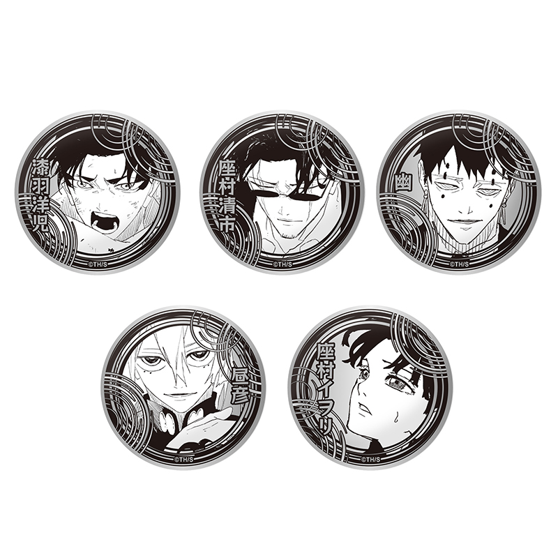 『カグラバチ』シルバー缶バッジコレクション　第１弾　（全１０種／ランダム１種入り）　ＢＥ４－ＪＳ