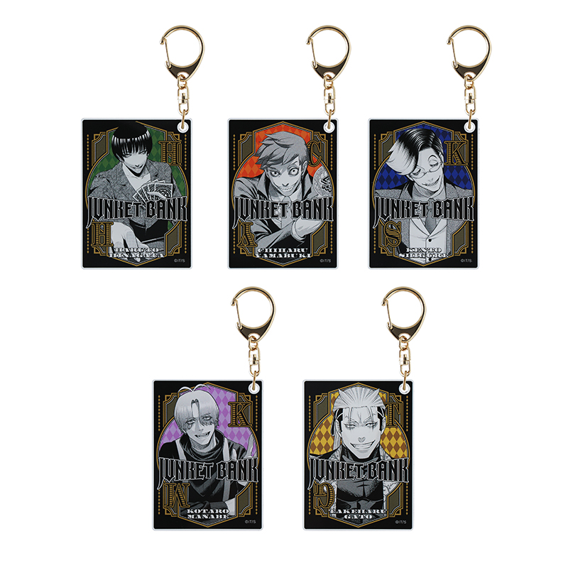 『ジャンケットバンク』トランプ風アクリルキーホルダーコレクション　第１弾　（全１５種／ランダム１種入り）　ＢＥ４－ＪＳ