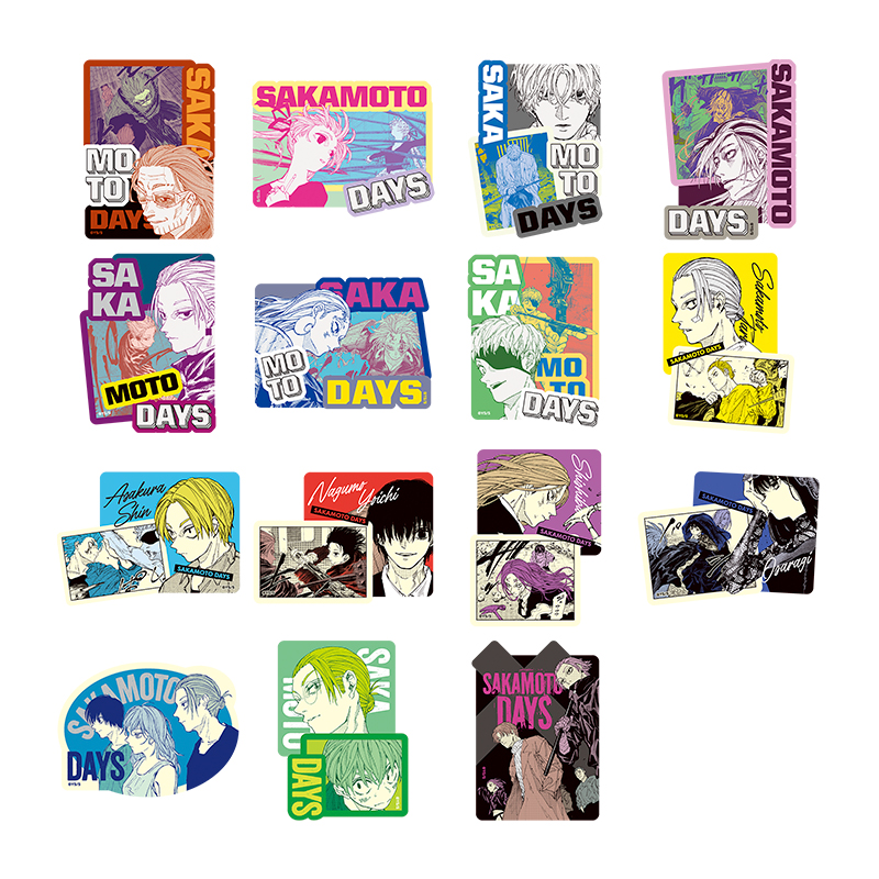 『ＳＡＫＡＭＯＴＯ　ＤＡＹＳ』ダイカットステッカーコレクション　第１弾　（全３０種／ランダム２種入り）　ＢＥ４－ＪＳ