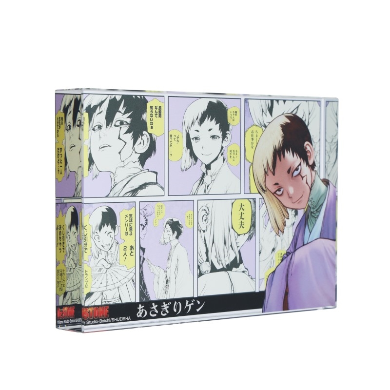 『Ｄｒ．ＳＴＯＮＥ』アクリルブロック　“ＨＥＲＯＥＳ”　あさぎりゲン　ＢＦ２