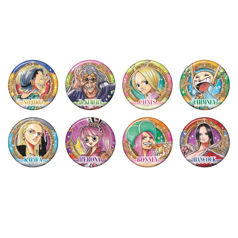 『ＯＮＥ　ＰＩＥＣＥ』コレクション缶バッジ　“ＨＥＲＯＩＮＥＳ”　第１弾　全種セット　（全１６種入り）　ＢＦ３