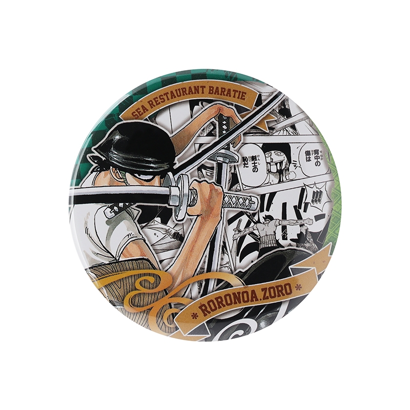 『ＯＮＥ　ＰＩＥＣＥ』コレクション缶バッジ“ＨＥＲＯＥＳ”　【ロロノア・ゾロ】（全１０種）ＡＨ４－ＯＰＢＤ