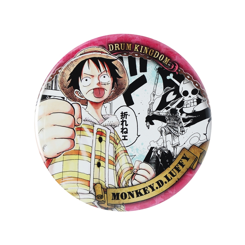 『ＯＮＥ　ＰＩＥＣＥ』コレクション缶バッジ“ＨＥＲＯＥＳ”　【モンキー・Ｄ・ルフィ】　第２弾　（全１０種／ランダム１種入り）　ＢＣ２