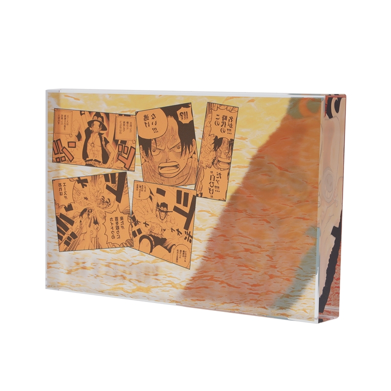 『ＯＮＥ　ＰＩＥＣＥ』アクリルブロック　“ＨＥＲＯＥＳ”　ポートガス・Ｄ・エース　ＢＤ１