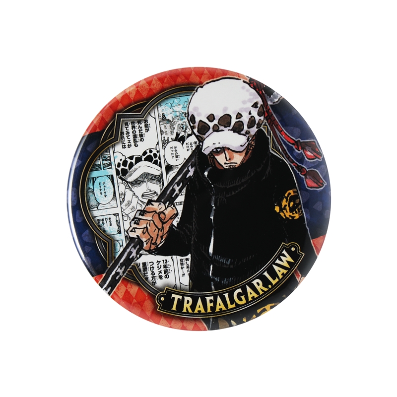 『ＯＮＥ　ＰＩＥＣＥ』コレクション缶バッジ“ＨＥＲＯＥＳ”　【トラファルガー・ロー】　第２弾　（全１０種／ランダム１種入り）　ＢＣ４