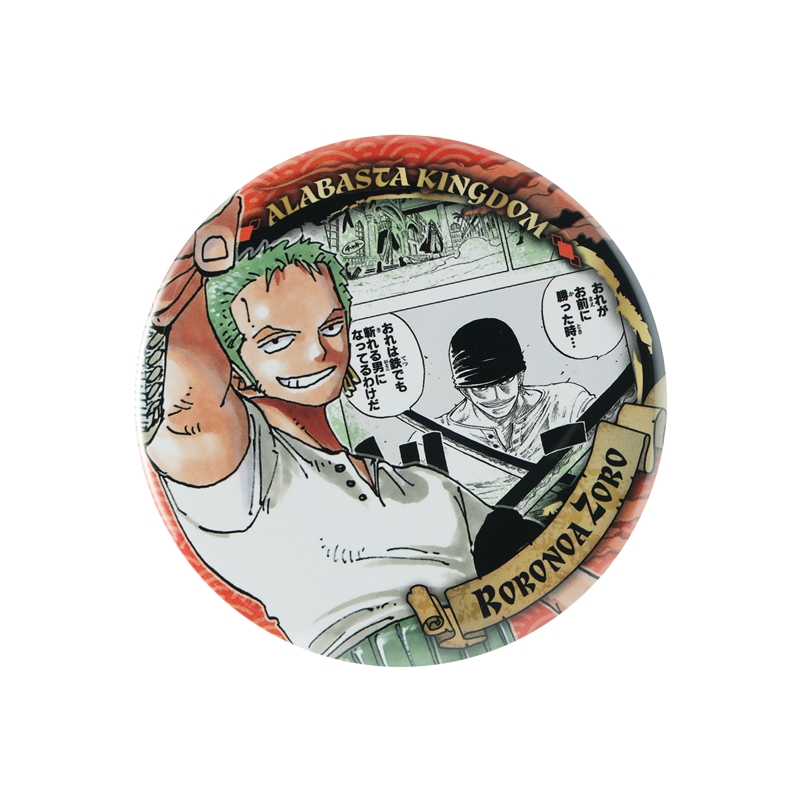 『ＯＮＥ　ＰＩＥＣＥ』コレクション缶バッジ“ＨＥＲＯＥＳ”　【ロロノア・ゾロ】　第２弾　（全１０種／ランダム１種入り）　ＢＣ４