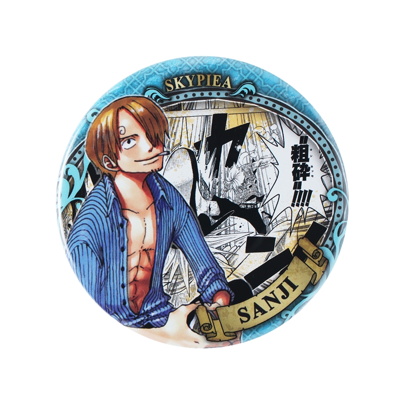 『ＯＮＥ　ＰＩＥＣＥ』コレクション缶バッジ“ＨＥＲＯＥＳ”　【サンジ】　第２弾　（全１０種／ランダム１種入り）　ＢＤ１