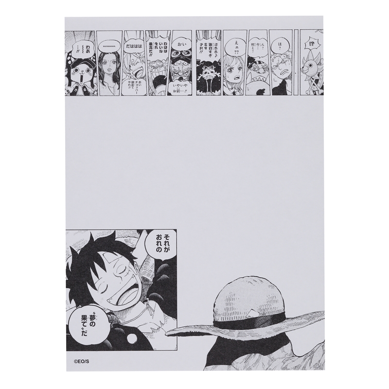 『ＯＮＥ　ＰＩＥＣＥ』ルフィとエースの志メモ　ブロマイド付き　ＢＤ２