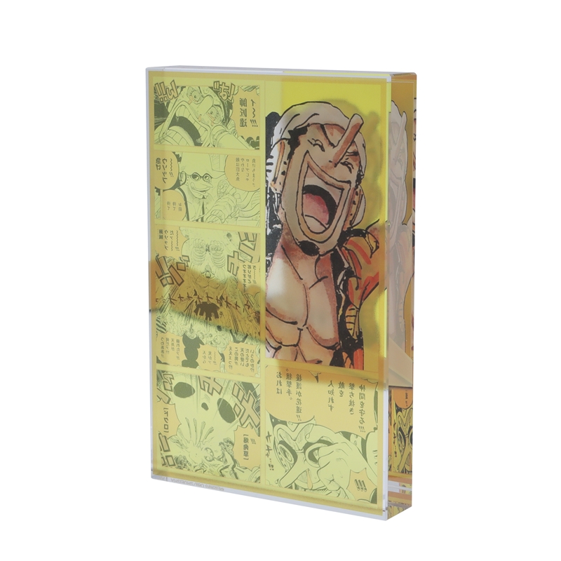 『ＯＮＥ　ＰＩＥＣＥ』アクリルブロック　“ＨＥＲＯＥＳ”　ウソップ　ＢＥ２