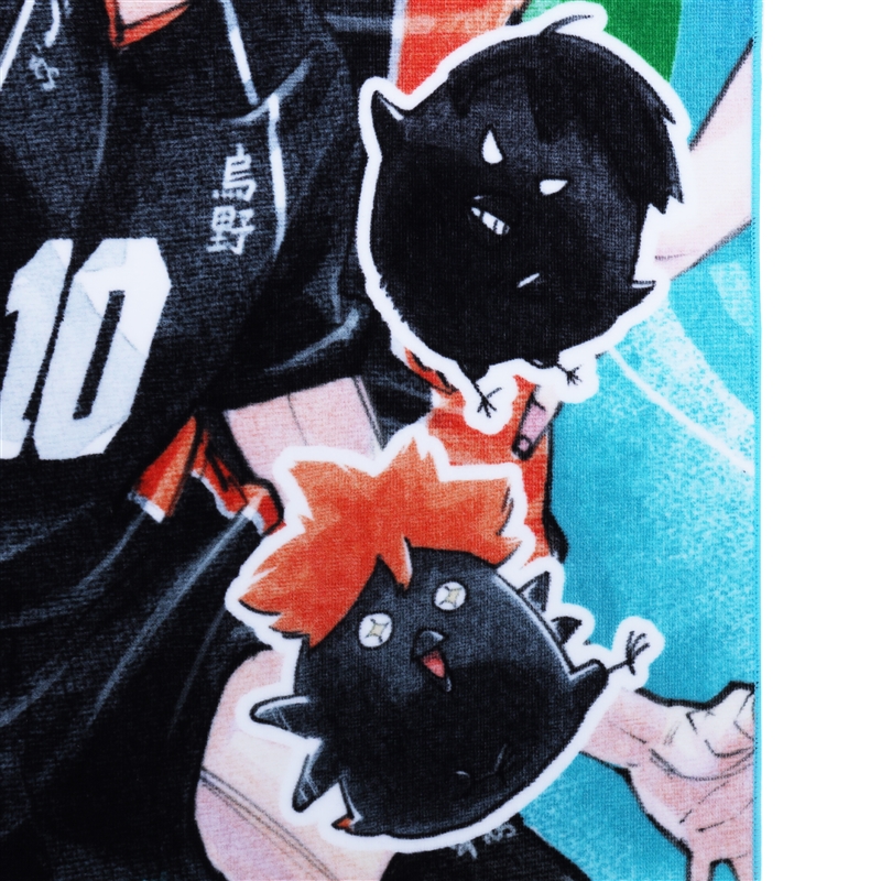 『ハイキュー！！』フルカラーフェイスタオル　キービジュアル　＜ハイキュー！！　ＦＡＮ　ＰＡＲＫ＞　ＢＥ２