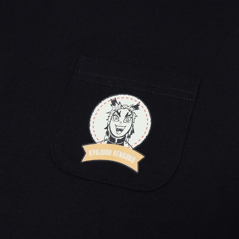 『鬼滅の刃』ポケット付きビッグシルエットＴシャツ　“ＨＥＲＯＥＳ”　煉獄杏寿郎　ＢＥ２