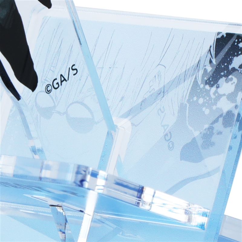 『呪術廻戦』アクリル“Ｘ”フィギュア－ｗｉｔｈ－　五条悟　（懐玉・玉折　描き下ろしイラスト）　ＢＥ２