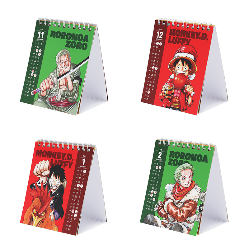 『ＯＮＥ　ＰＩＥＣＥ』コミックカレンダー２０２５　（卓上／特製デザインカード１５枚付き）